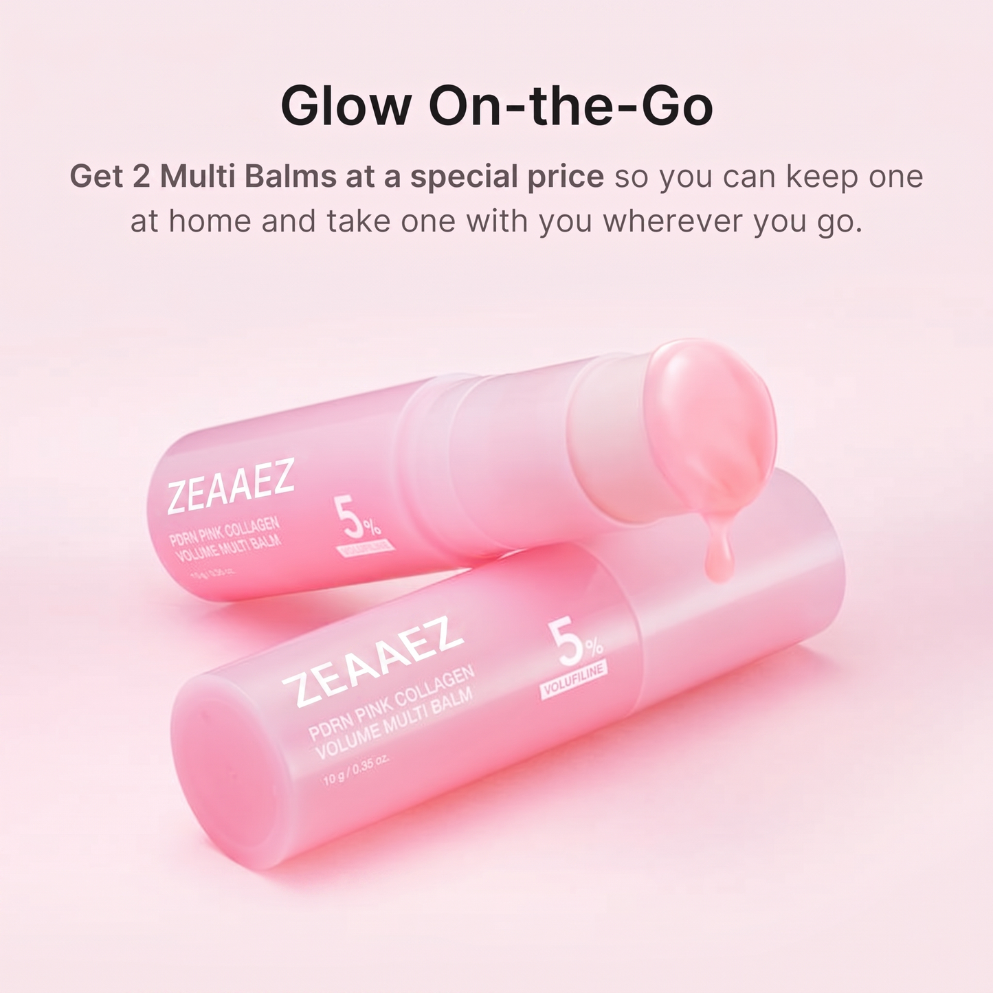 ZEAAEZ Korean PDRN Pink Collagen Volume Multi Balm
