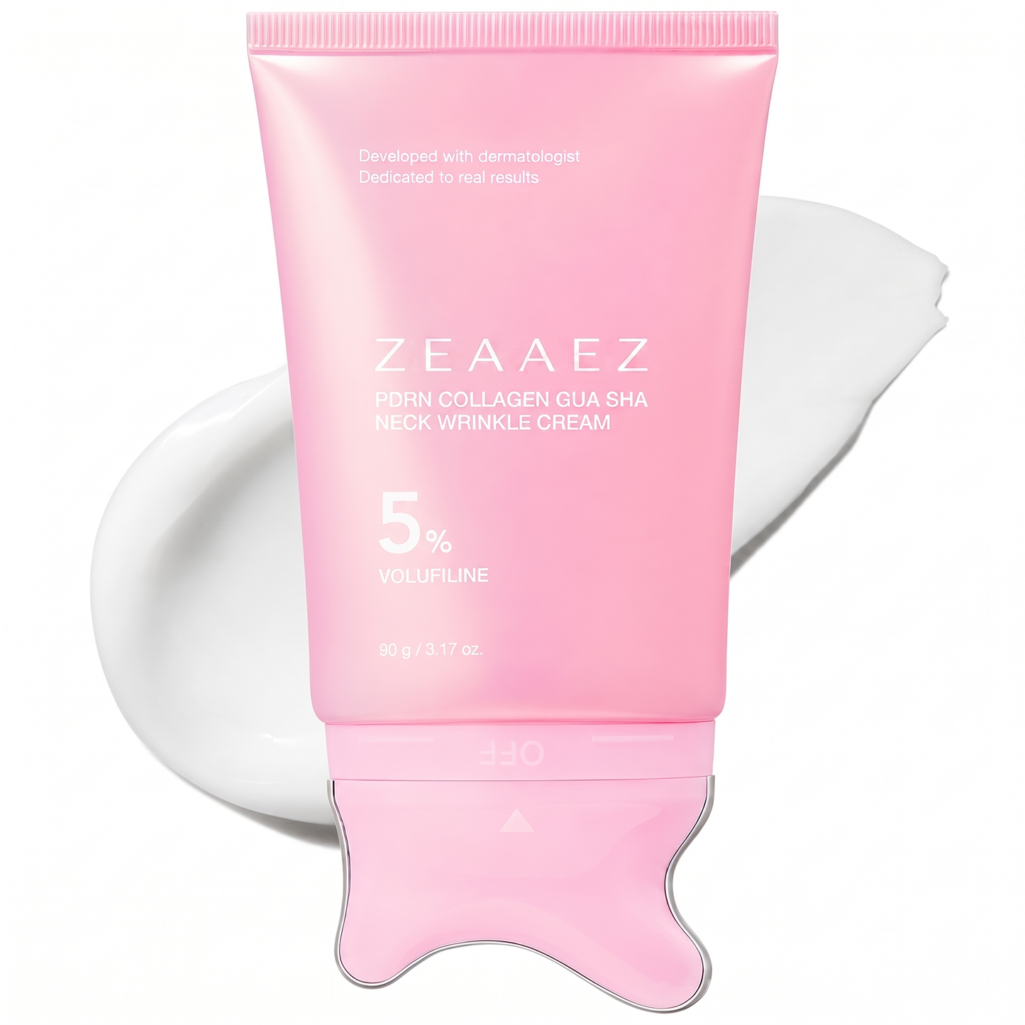 ZEAAEZ® PDRN Collagen Gua Sha Neck Wrinkle Cream