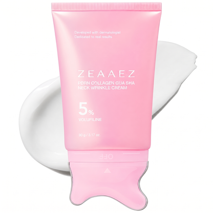 ZEAAEZ® PDRN Collagen Gua Sha Neck Wrinkle Cream