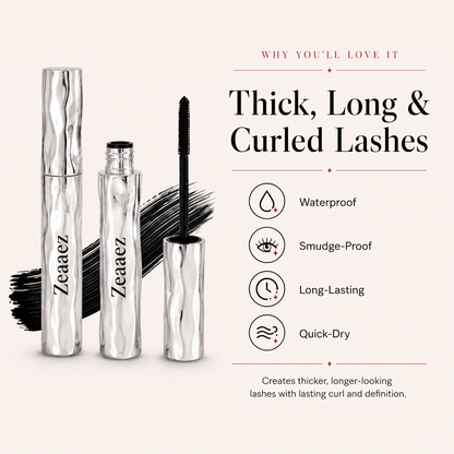 LAST DAY - BUY 1 GET 1 FREE💜Waterproof Curling & Lengthening Mascara