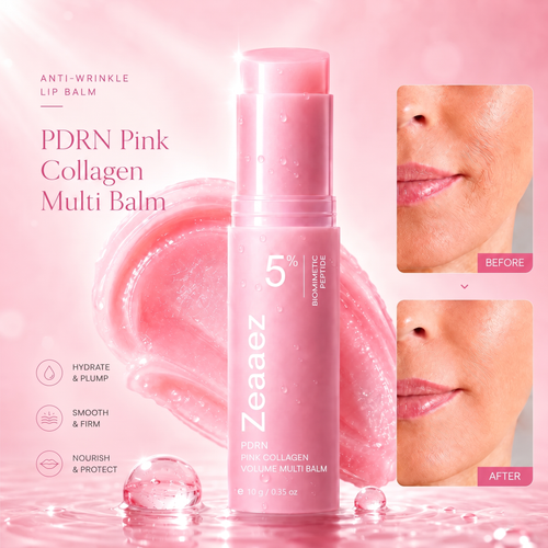 Zeaaez Korean PDRN Pink Collagen Volume Multi Balm