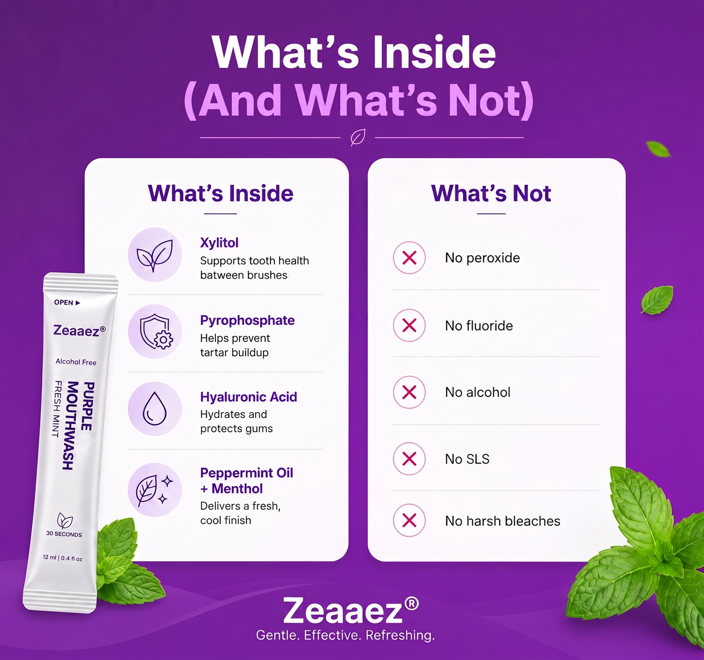 Zeaaez® Purple Mouthwash