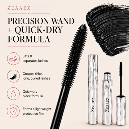LAST DAY - BUY 1 GET 1 FREE💜Waterproof Curling & Lengthening Mascara